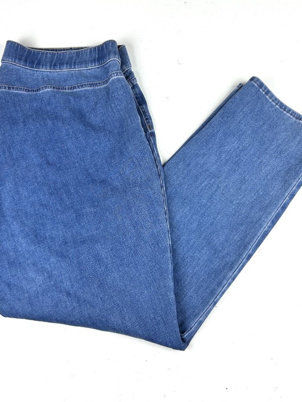Soft Surroundings Pull On Jegging Pants Womens 2X Blue Denim Stretch